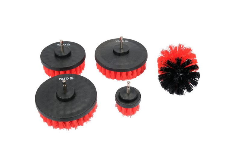 Jeu de brosses pour perceuse HEX 5pcs. Yato YT-47777