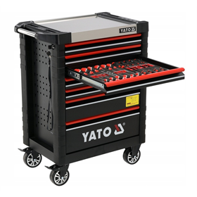Chariot à outils avec équipement, 190 pièces. Yato YT-55306
