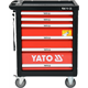 Chariot à outils avec équipement, 185 pcs. Yato YT-55307