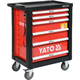 Chariot à outils avec équipement, 185 pcs. Yato YT-55307