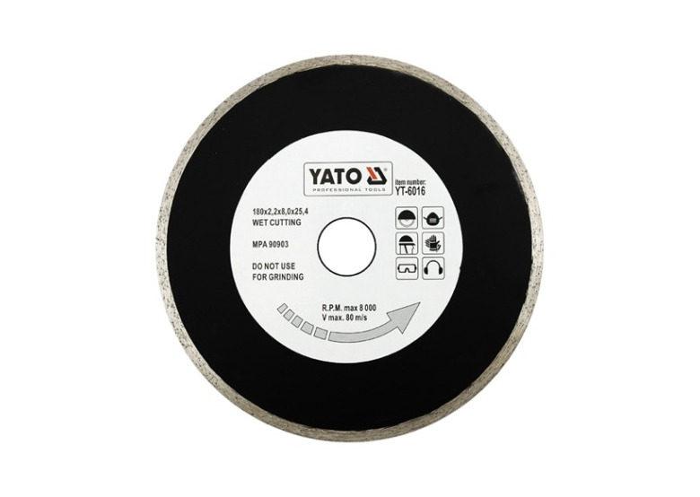 Disque diamant 180mm Yato YT-6016