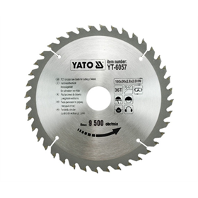 Lame de scie circulaire carbure160 x 36 x 30mm Yato YT-6057