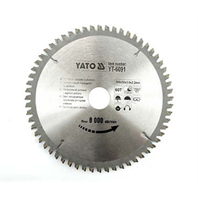Disque à couper aluminium 200x30mm T60 Yato YT-6091