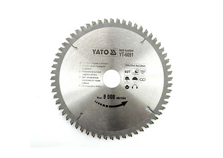 Disque à aluminium 210x30mm T72 Yato YT-6093