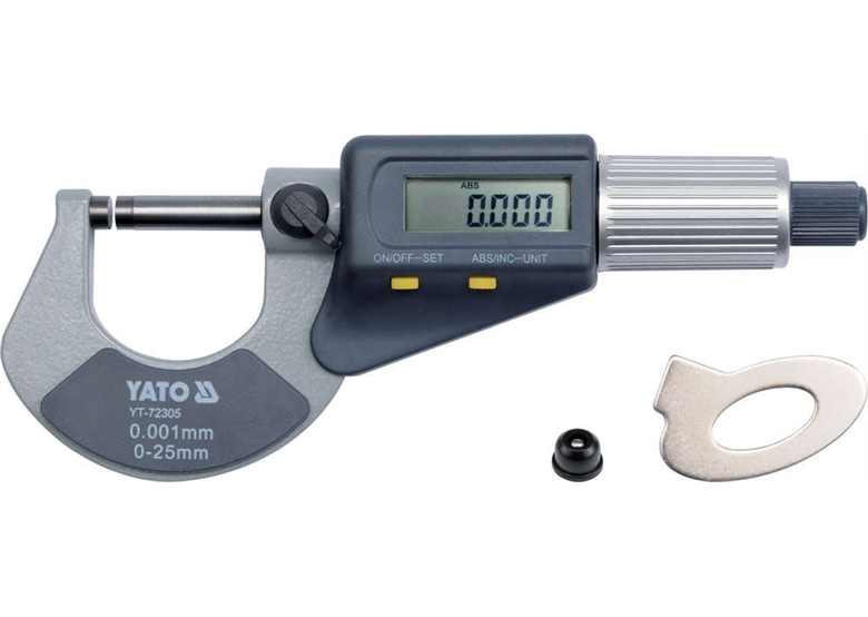 Micromètre numérique 0-25mm Yato YT-72305