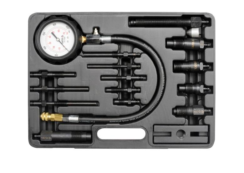 Compressiomètre moteur diesel 16 pcs Yato YT-7307