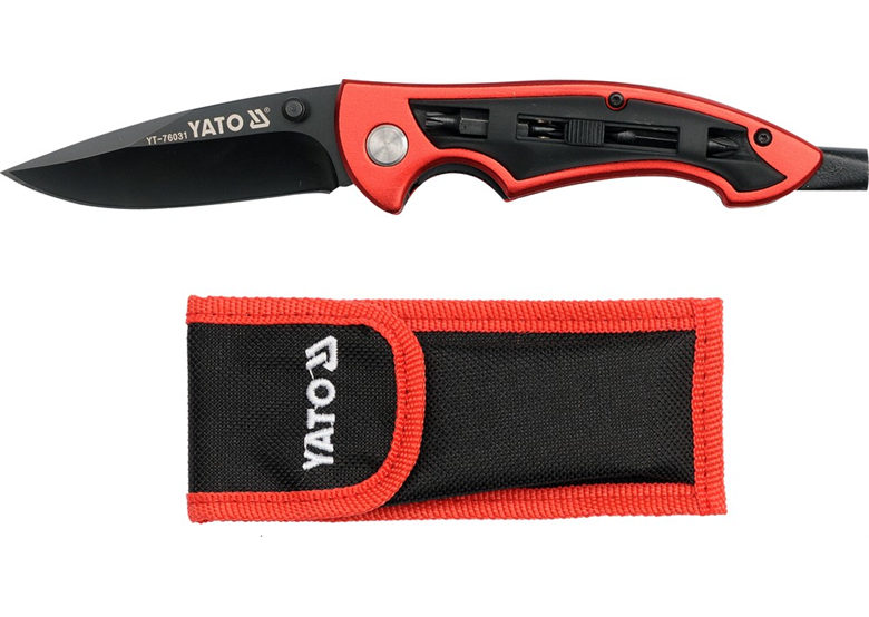 Couteau pliant multifonction avec des bits Yato YT-76031