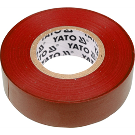 Bande isolante 19 mm x 20 m rouge Yato YT-8166