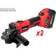 Meuleuse d'angle Yato YT-828295 2x4.0Ah