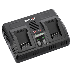 Chargeur double 18 V 2,4 A Yato YT-828499