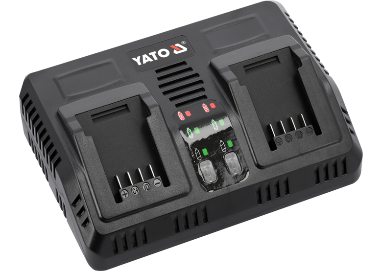 Chargeur double 18 V 2,4 A Yato YT-828499