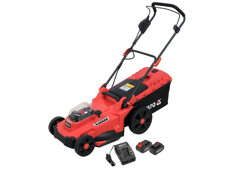 Tondeuse à batterie 36V Yato YT-85224 2x4.0Ah
